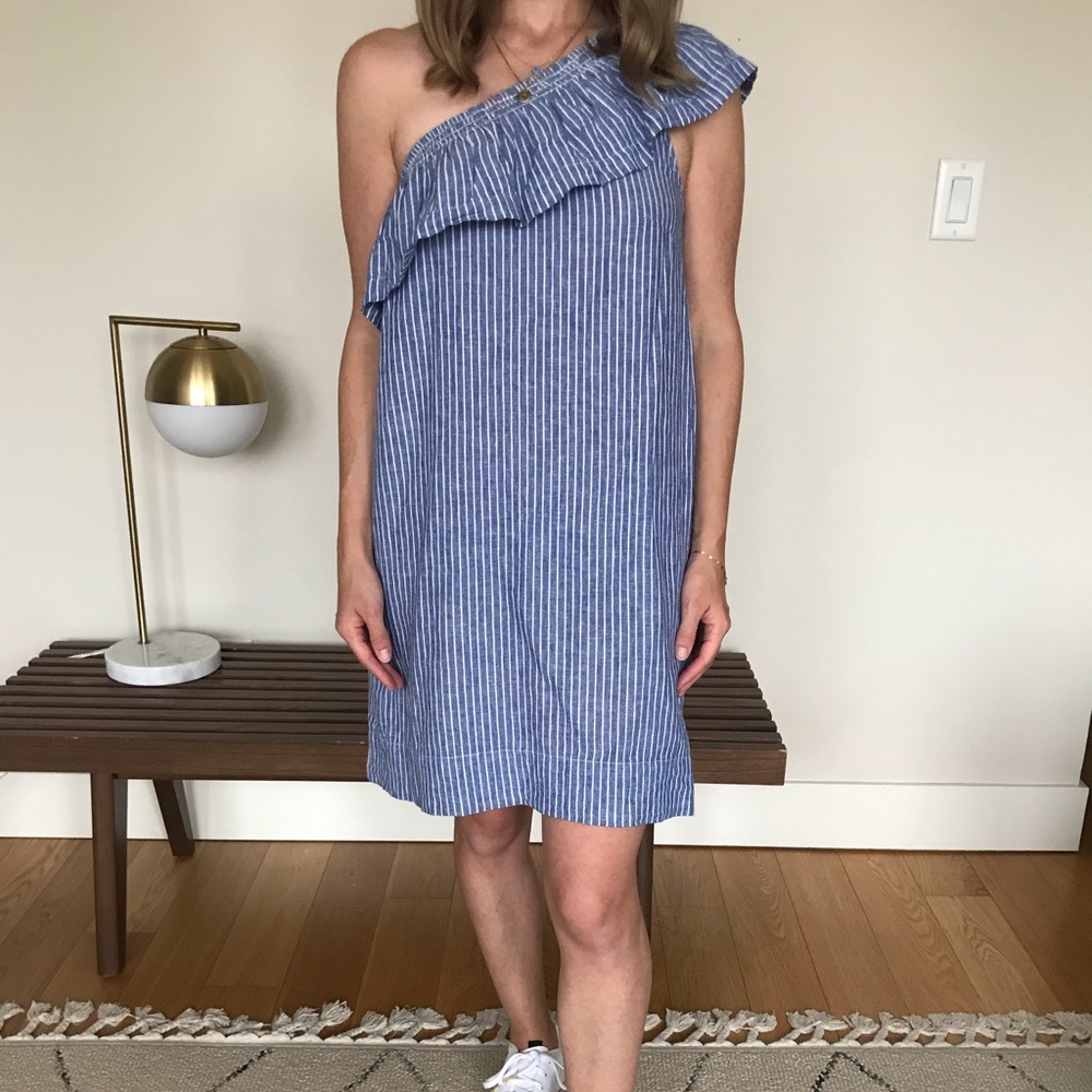 Saks Fifth Avenue one-shoulder dress